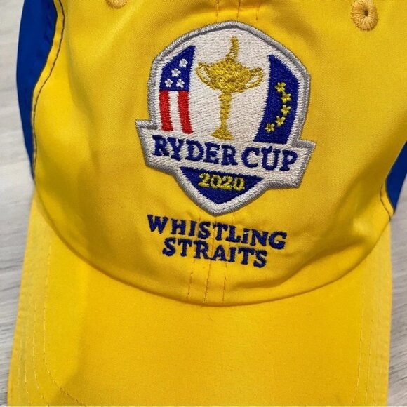 Ryder Cup Whistling Straits 2020 EUR Adjustable One Size Soft Shell Hat Pukka - Picture 8 of 10